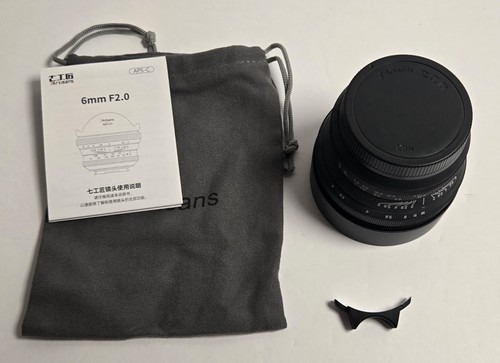 7artisans 6mm fisheye - 6mm, f2.0